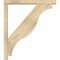 Ekena Millwork Funston Block Rough Sawn Bracket w/ Offset Brace, Douglas Fir, 4"W x 28"D x 32"H BKT0402X28X32FST05RDF - alternate 2